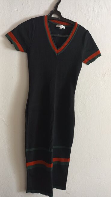 спортивный вещи: Повседневное платье, Длинная модель, Трикотаж, 4XL (EU 48)