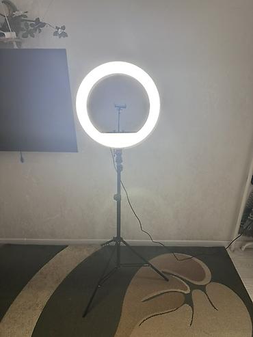 лампа тикток: Кольцевая LED‑лампа на штативе - Диаметр кольца: около 40-45см — 5