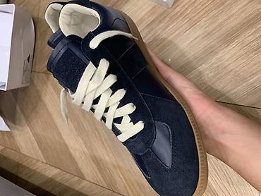 кожа обувь: Мужские кроссовки, 43, Maison Martin Margiela, Новый, цвет - Синий, Самовывоз, Платная доставка — 6