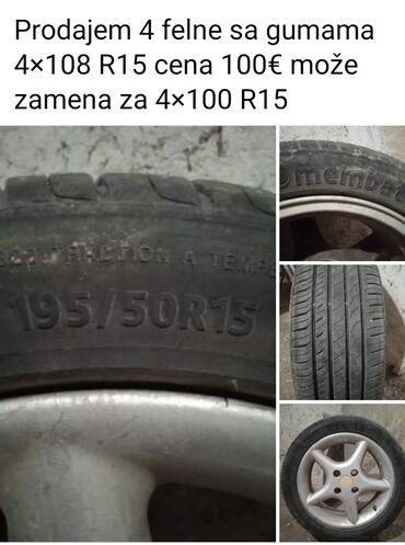 alu felne 15 golf 4 cena: Tyres & Wheels