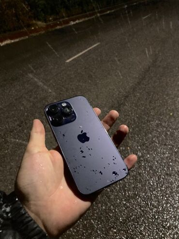 диски для игр: IPhone 14 Pro, Колдонулган, 256 ГБ, Deep Purple