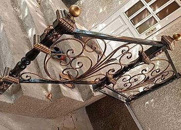 Изготовление перил: Изготовление перил Материал: Кованное железо, Наружные, Бесплатный замер — 201