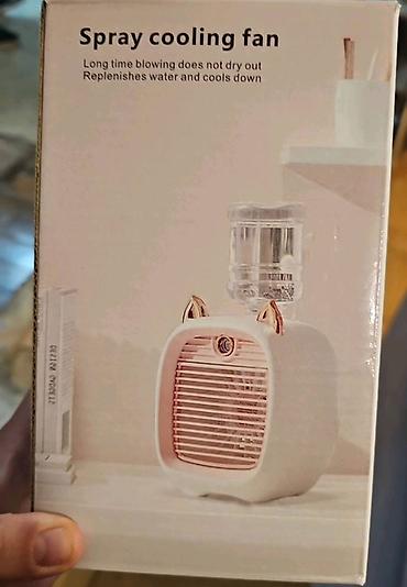 Mini prenosivi ventilatori: Prenosivi mini ventilator sa raspršivačem vode i mačijim ušima je — 10
