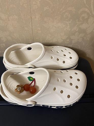 crocs kg: Сабо, 38, Crocs, Б/у, цвет - Белый — 3