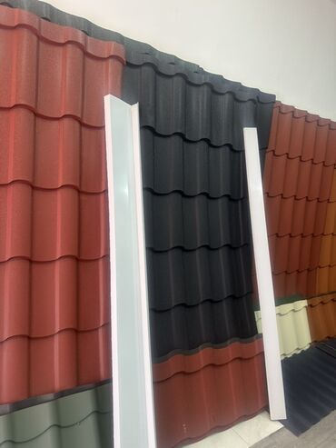 Çerepitsa: Metal dam örtükləri, rəng - Qırmızı, Pulsuz çatdırılma, Zəmanətli, Kredit yoxdur — 14