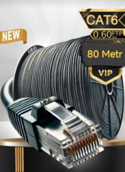 Avtogen: MN6 M108XF CAT6 FTP şəbəkə kabeli – 80 metr (0.60 mm) - Kateqoriya