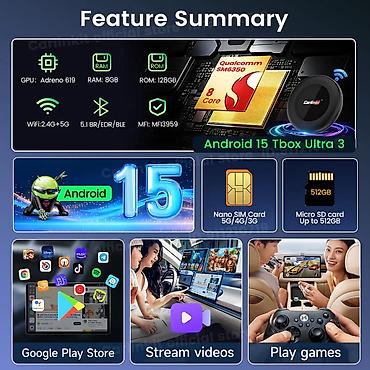 apple carplay: Carlinkit TBox Ultra 3 Carlinkit TBox Ultra 3 – Avtomobiliniz üçün — 6