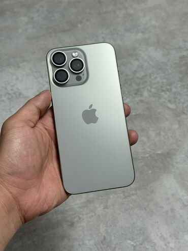 купить холодильник бу в бишкеке: IPhone 15 Pro Max, Б/у, 256 ГБ, Natural Titanium, 87 %