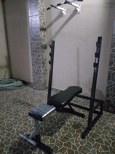 turnik brus press: Çoxfunksiyalı ştanq skamyası və preacher curl (biceps üçün “Skott” — 5