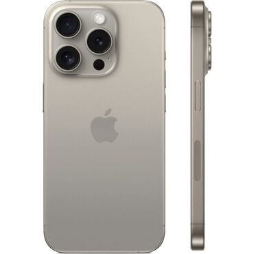 верту телефон: IPhone 15 Pro, Natural Titanium