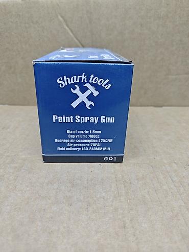 краскапульты: Краскопульт Shark Tools Paint Spray Gun - Верхний бачок 400 cc - — 2
