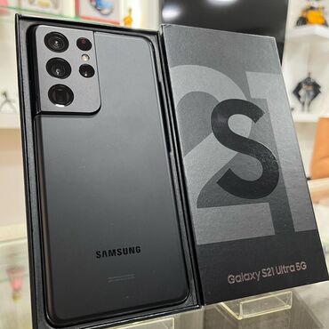 Samsung: Samsung Galaxy S21 Ultra 5G, 256 GB, rəng - Qara