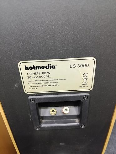 Zvučnici i stereo sistemi: Hot media LS 3000 sa mrezicama 2 x 80 watti 4 oma 26-22 000 Hz — 2