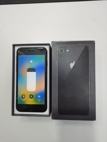 i̇phone x barter: IPhone 8, 64 GB, Jet Black, Barmaq izi