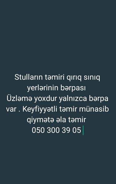 mebellerin temiri: Mebellərin təmiri, bərpası Ödənişli çatdırılma