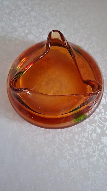 dekor soba: Murano üslubunda bərk şüşədən dekorativ külqabı - Material: qalın, əl — 1