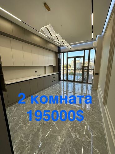 квартира в асанбае: 2 комнаты, 90 м², 7 этаж