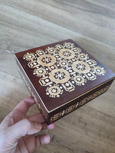 картоные коробки: Шкатулка дерево 15*15 см высота 6 см — 1