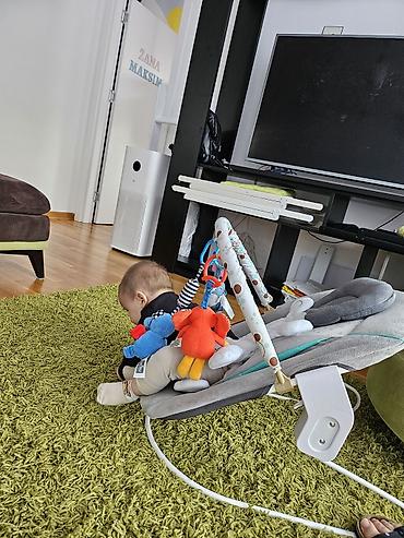 odelo za bebe: Hauck ležaljka Alpha 2 u 1 – Hearts Grey - Multifunkcionalna ležaljka — 2