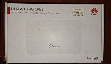 internet modem wifi: HUAWEI 4G CPE 3 mobil Wi‑Fi routeri 4 ay qabaq rəsmi Azercelldən