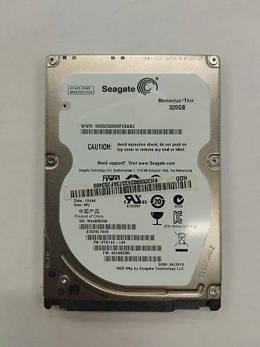 ikinci el harddisk: Daxili Sərt disk (HDD) Seagate, < 120 GB, 5400 RPM, 2.5", İşlənmiş — 1