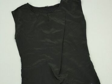 czarne szyfonowa bluzki: Блуза жіноча, Mohito, S, стан - Хороший