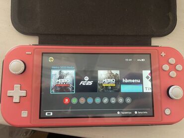 Digər oyun və konsollar: Nintendo switch lite. Ideal veziyyetdedir, hec bir problemi yoxdur