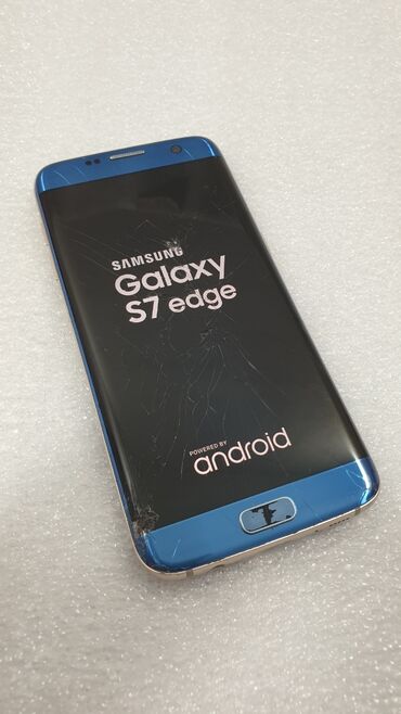 Samsung: Samsung Galaxy S7 Edge, Б/у, 32 ГБ, цвет - Синий