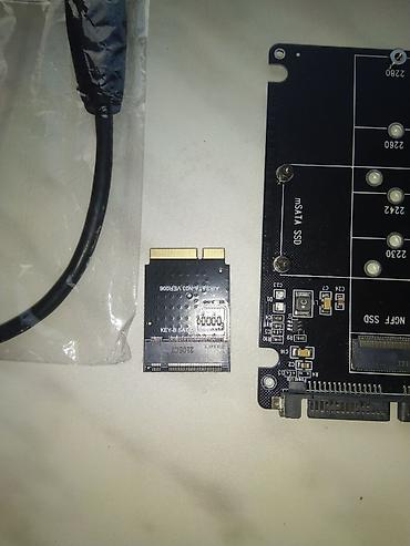 printer adapter: M.2/NGFF və mSATA SSD adapter və konvertor dəsti Dəst tərkibi: - 2.5" — 5