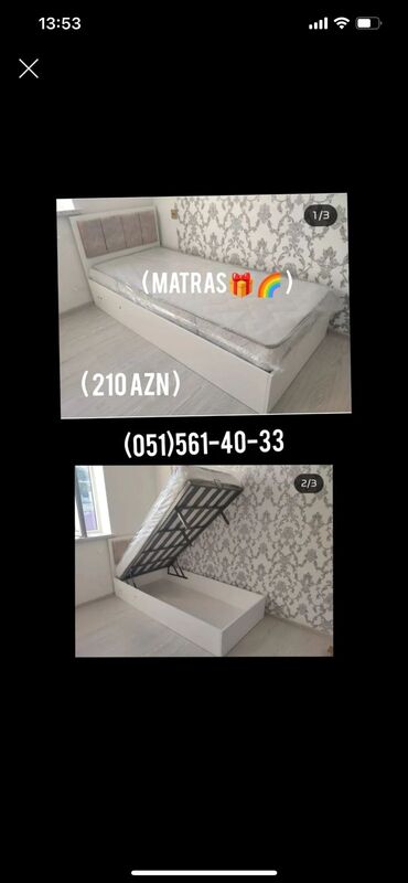 Uşaq və gənc otağı üçün dəstlər: Oğlan və qız üçün, Təknəfərlik çarpayı, Yazı masası — 12