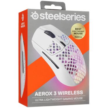 Компьютерные мышки: Игровая мышь Aerox 3 Оникс Сверхлегкая сверхбыстрая мышь с