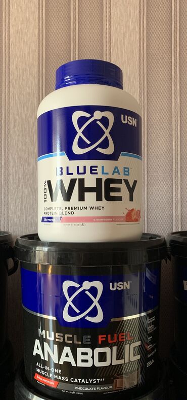 Hovuzlar: Usn whey protein-2 kq Usn mass gainer -4 kq Yenidir orginaldir