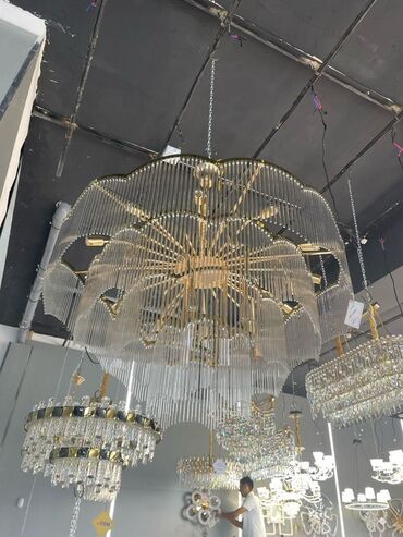 Люстры: Хрустальные подвесные люстры с LED-подсветкой - Эффектные — 21
