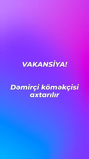 zirve iş merkezi: Usta köməkçisi, 2 yaş, Natamam iş günü — 1