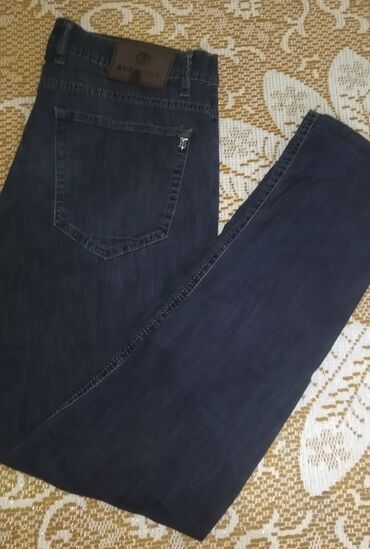 kişi koftası: Şalvarlar New Jeans, XS (EU 34), rəng - Göy