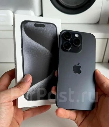 микрофон shure: IPhone 15 Pro, Б/у, 256 ГБ, Black Titanium, Зарядное устройство, Коробка, 88 %