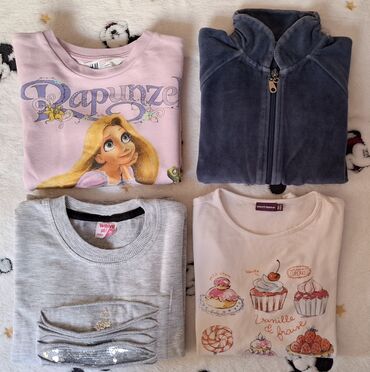 pamučne majice: Bundle: Sweatshirts, T-shirts, For girls, age: 7-8 years