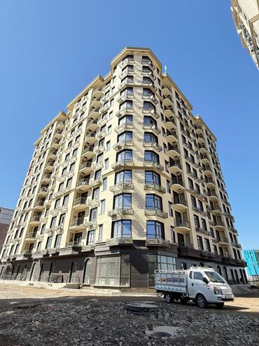 номера в иссык куле: 2 комнаты, 80 м², Элитка, 10 этаж, ПСО (под самоотделку)