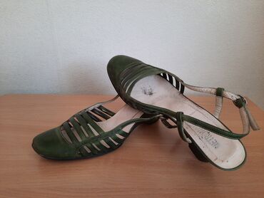 женские туфли 41: Туфли 37, цвет - Зеленый