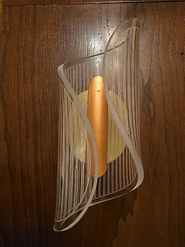 led slim: Müasir divar lampası – dekorativ LED bra - Dizayn: Qızılı rəngdə — 1