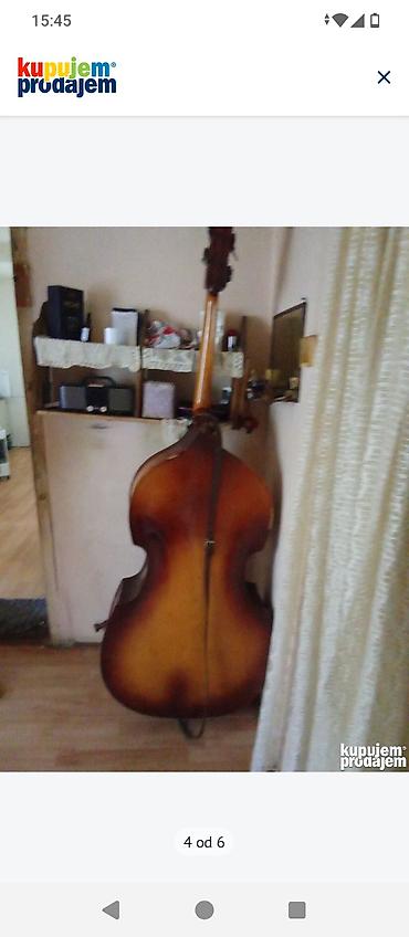 push helanke prodaja: Kontrabas – akustični, 3/4 veličina - Telo: klasična violinska forma — 1