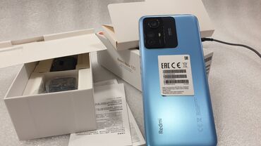 телефон сам: Xiaomi, Redmi Note 12S, Б/у, 256 ГБ, цвет - Голубой, 2 SIM