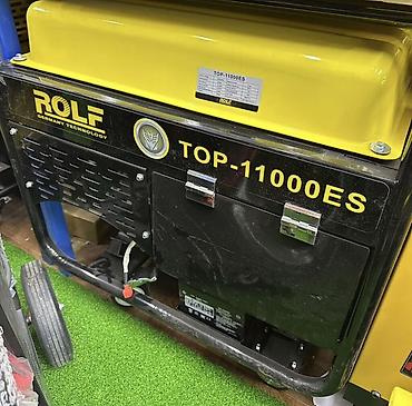 Генераторы: Бензиновый электрогенератор ROLF TOP-11000ES - Тип: бензиновый — 1