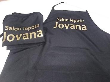 stilsko: Kecelje sa personalizovanom štampom po želji.Prijatna tkanina za — 7