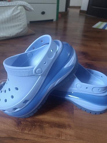 кроксы крокс crocs: Сабо, 38, Crocs, Новый, цвет - Голубой, Бесплатная доставка — 1
