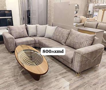 Masa və oturacaq dəstləri: Masa və 6 stul dəsti – Xmd • Komplekt: 1 yemək masası + 6 ədəd stul — 23