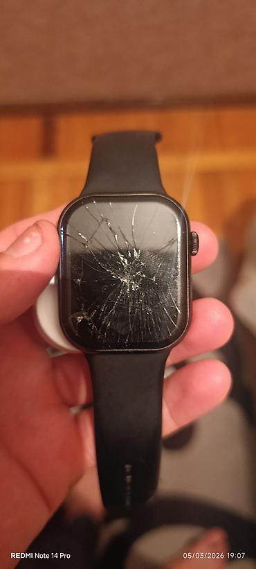 adapdir: İşlənmiş, Smart saat, Apple, Sensor ekran, rəng - Qara — 2