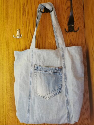 Torbe: Torba za rame, Handmade, Materijal: Platno — 6