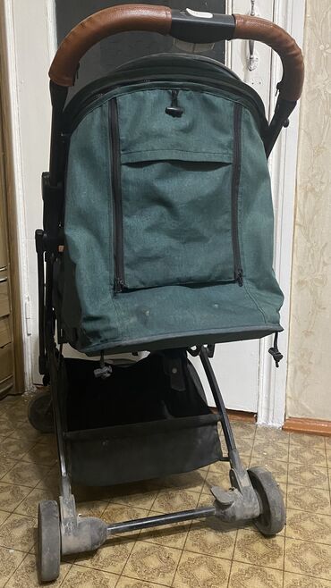 детские коляски буу: Коляска, цвет - Зеленый, Б/у