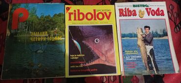 Knjige i stripovi: Ribolovački i lovački časopisi – 39 brojeva (8 grupa): Bistro, Ribo — 2
